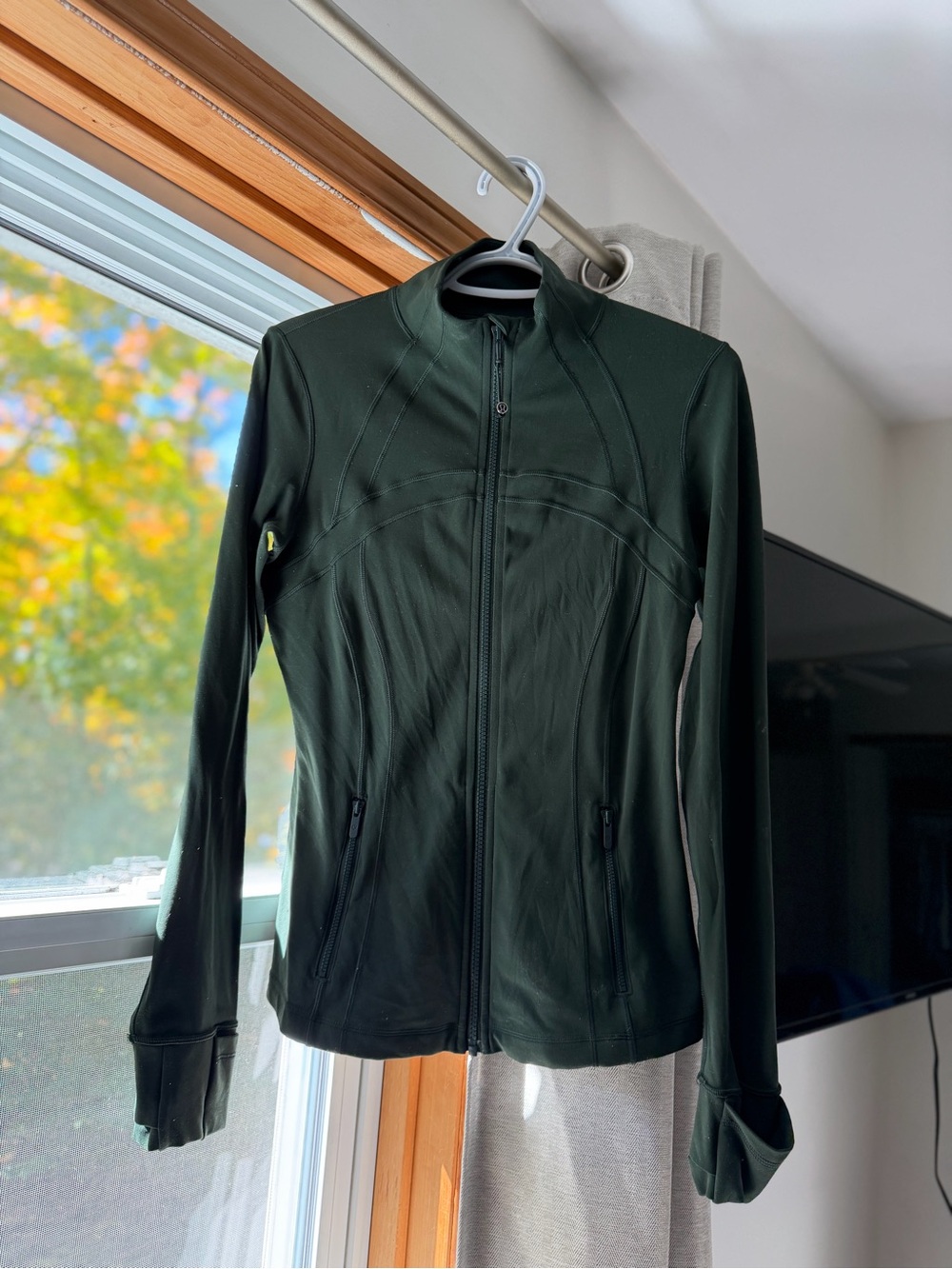 lululemon athletica Dark Green Full-Zip Jacket